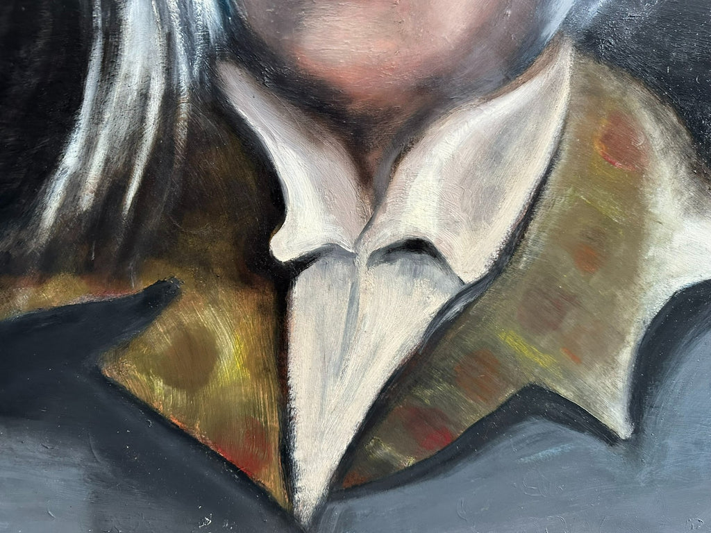 Modernes Ölgemälde Portrait Mann Personen 61x86cm