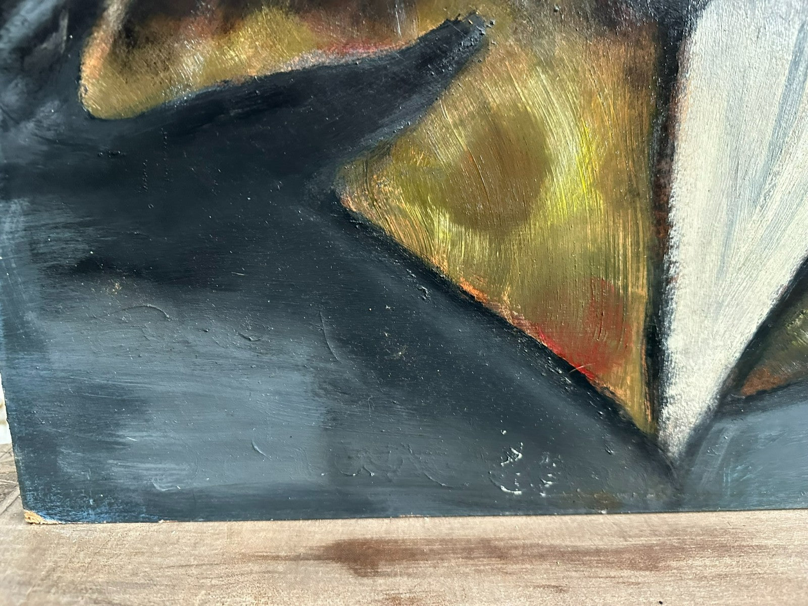 Modernes Ölgemälde Portrait Mann Personen 61x86cm