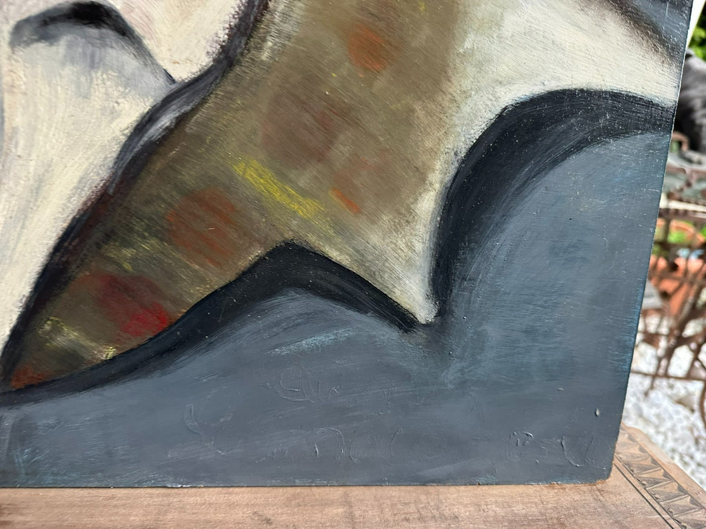 Modernes Ölgemälde Portrait Mann Personen 61x86cm