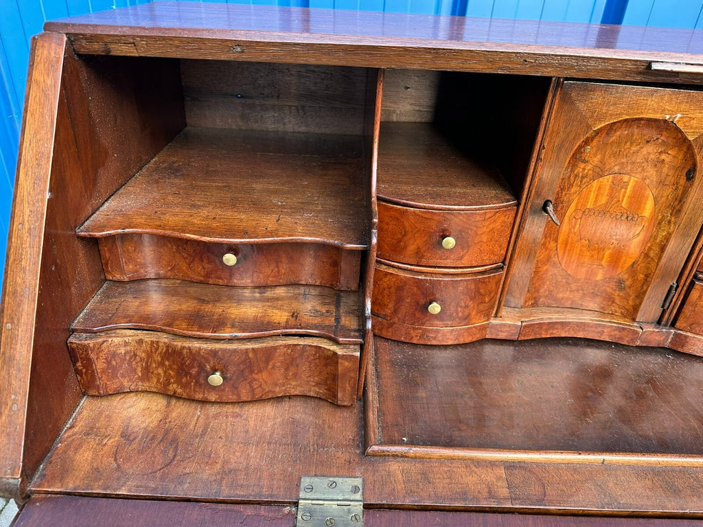 Antiker Barocksekretär Barock Sekretär Louis Xv um 1760 Wurzelnuss