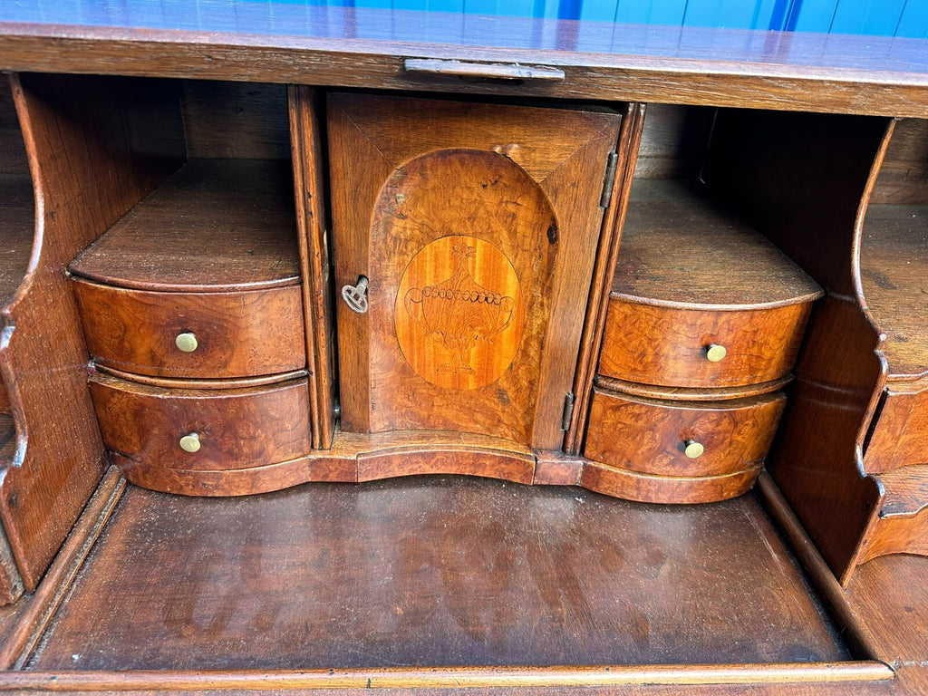 Antiker Barocksekretär Barock Sekretär Louis Xv um 1760 Wurzelnuss
