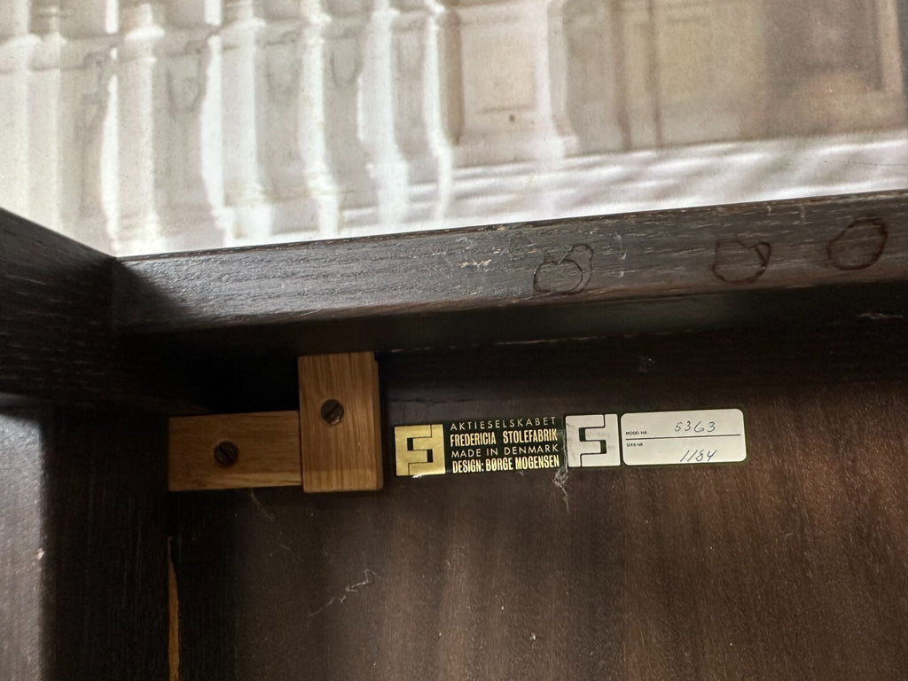 Vintage Tisch Beistelltisch aus Holz Dänemark Borge Mogensen Design 5363