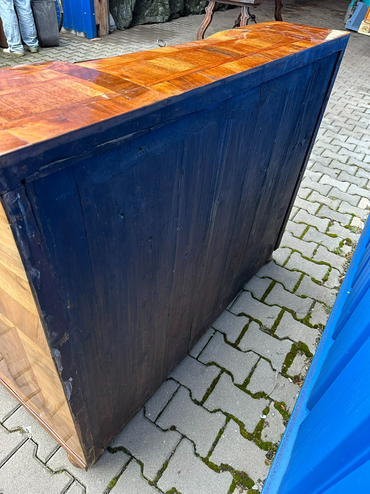 Antiker Barocksekretär Barock Sekretär 18 tes Jhdt Intarsien Nussbaum