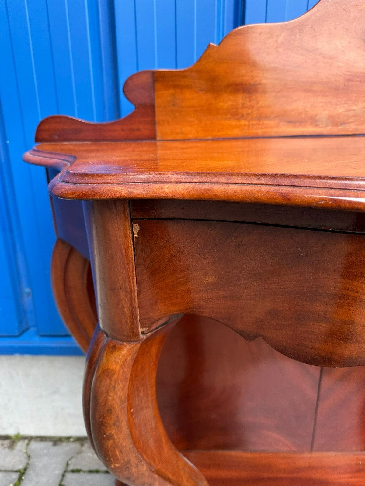 Antike Wilhelm Iii Kommode Sideboard Konsole um 1860 Mahagoni
