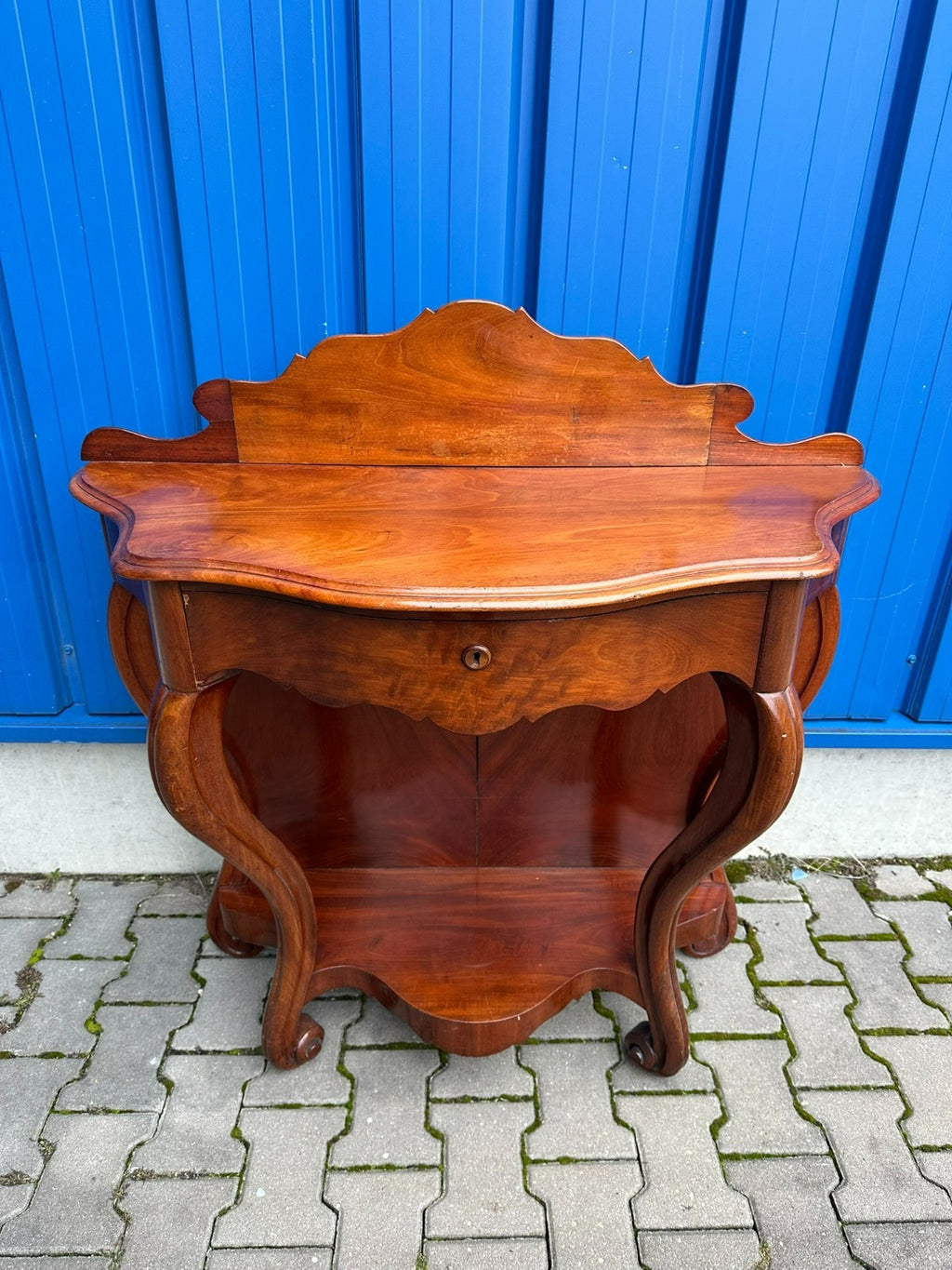 ANTIKE WILHELM III KOMMODE SIDEBOARD KONSOLE UM 1860 MAHAGONI