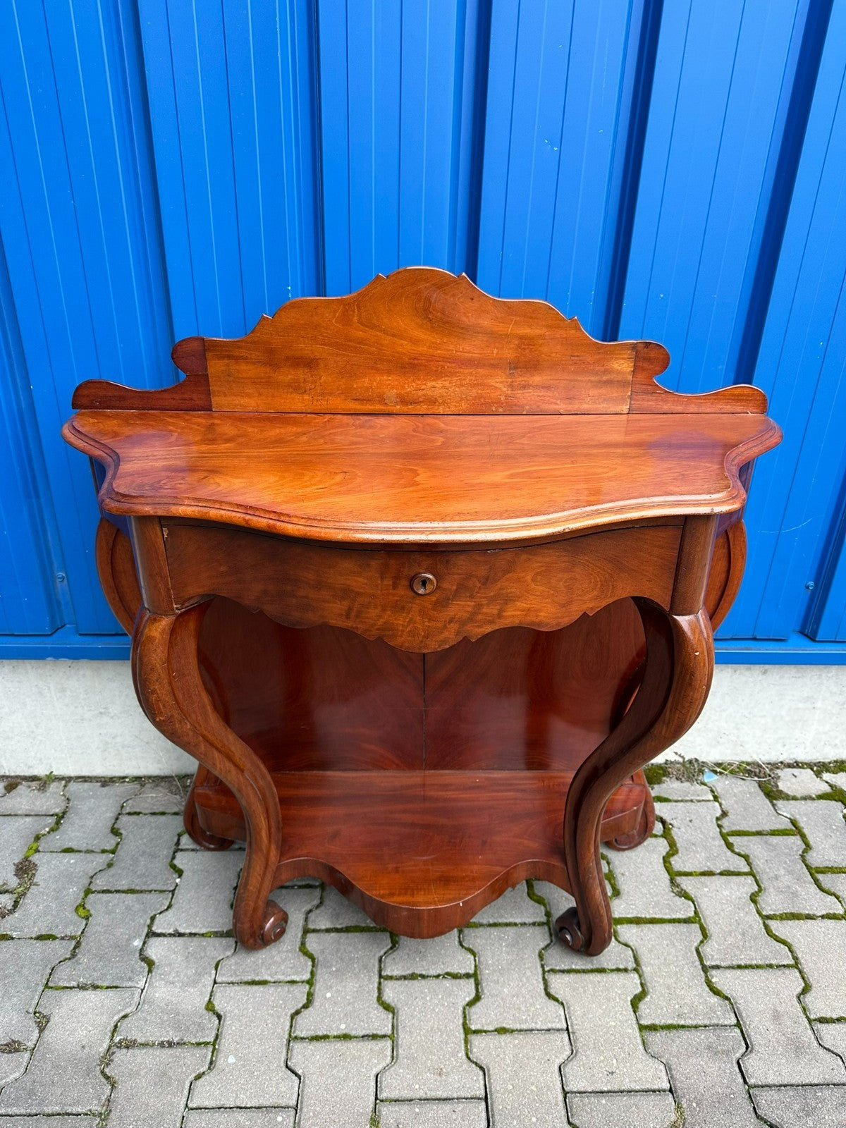 ANTIKE WILHELM III KOMMODE SIDEBOARD KONSOLE UM 1860 MAHAGONI