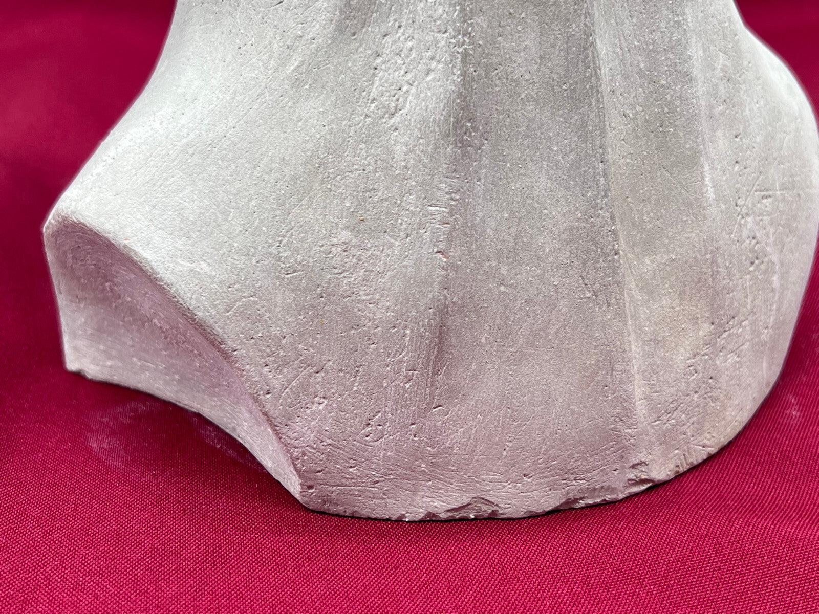 Keramik Büste handgearbeitet Kopf eines Kindes