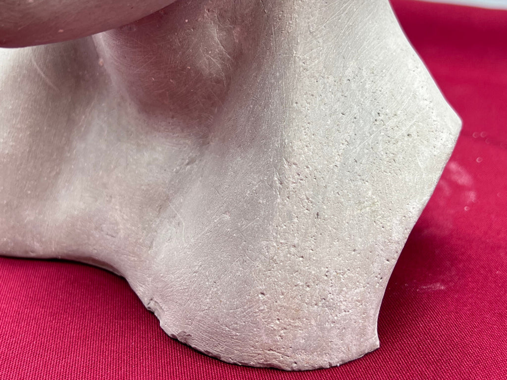 Keramik Büste handgearbeitet Kopf eines Kindes