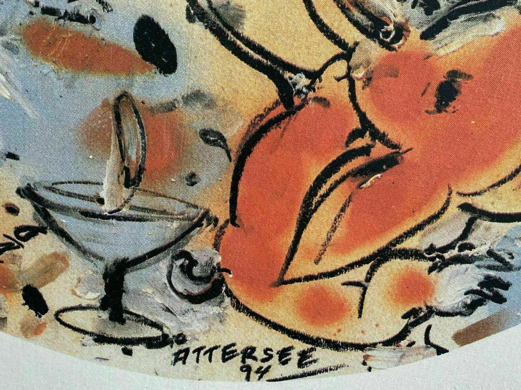Christian Ludwig Attersee (1940) Komposition ein Fest für Arnulf Rainer 1994