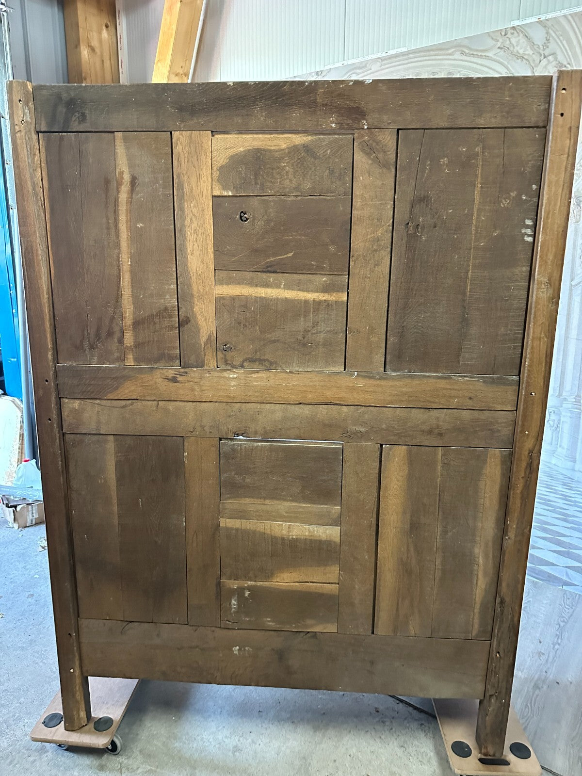 Herrschaftlicher Barockschrank Lothringer Schrank Barock um 1760 Eiche Intarsien