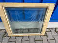 ANTIKE GLASSCHEIBE GLAS FENSTER SUPRAPORTE JUGENDSTIL ORIGINAL UM 1900 GIRLANDEN