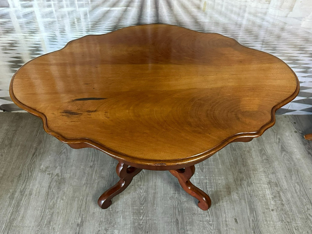 Antiker Esstisch Tisch um 1850 Spät Biedermeier Mahagoni Furnier