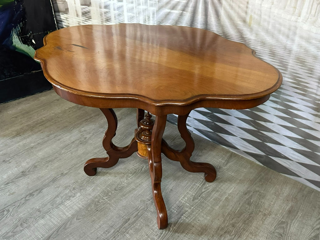 Antiker Esstisch Tisch um 1850 Spät Biedermeier Mahagoni Furnier