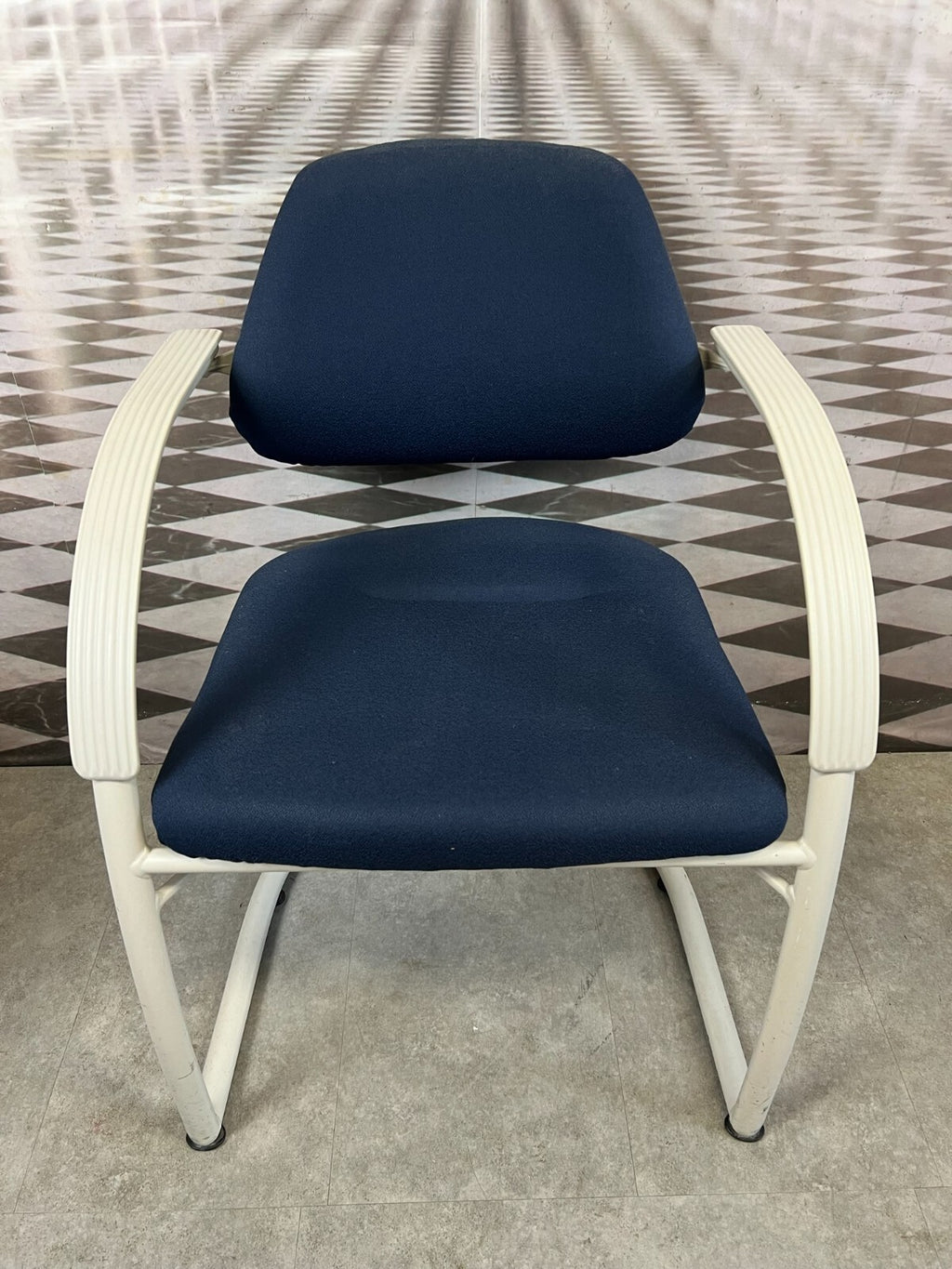 3x Vintage Stuhl mit Armlehnen Bürostuhl