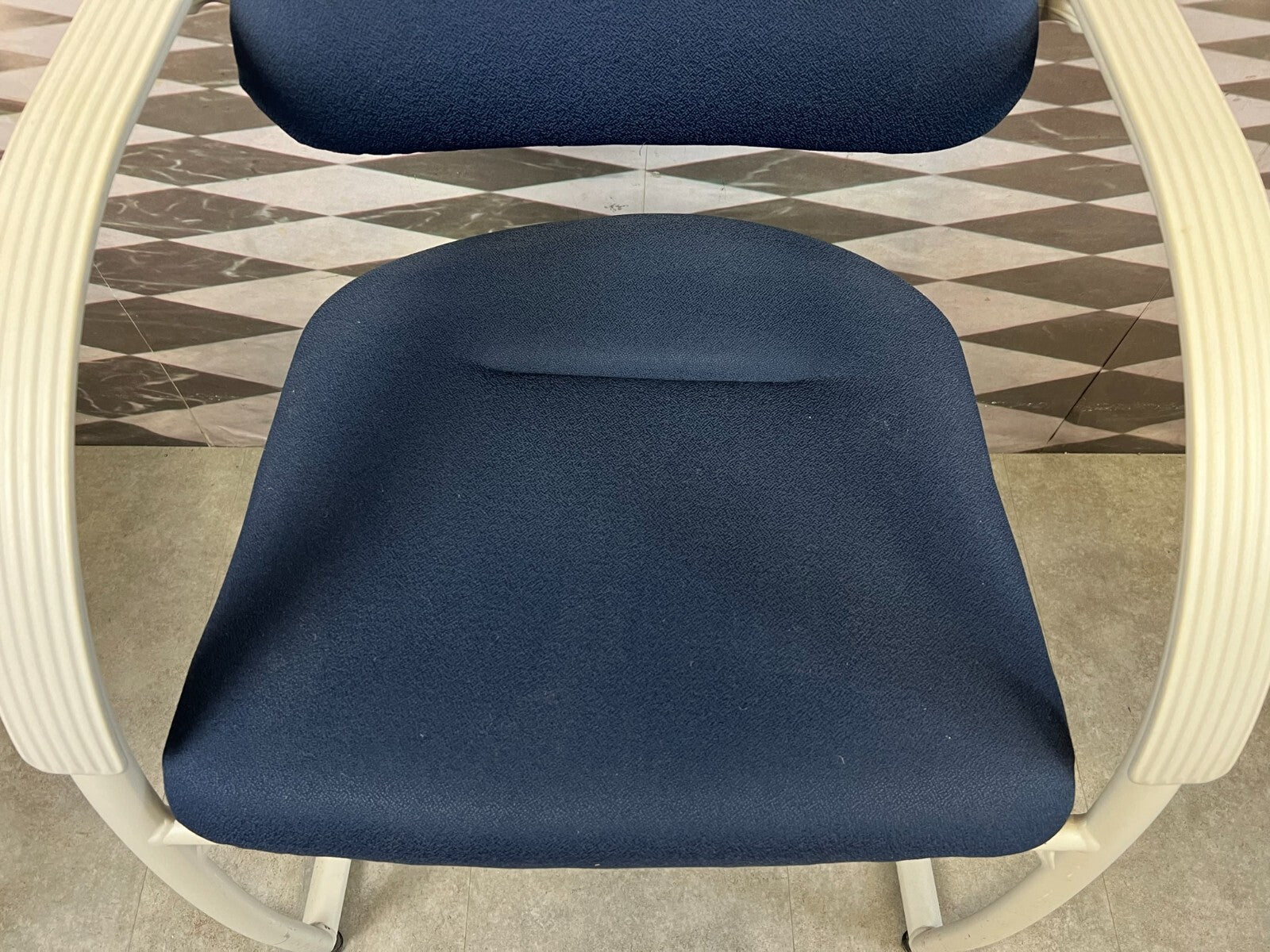 3x Vintage Stuhl mit Armlehnen Bürostuhl