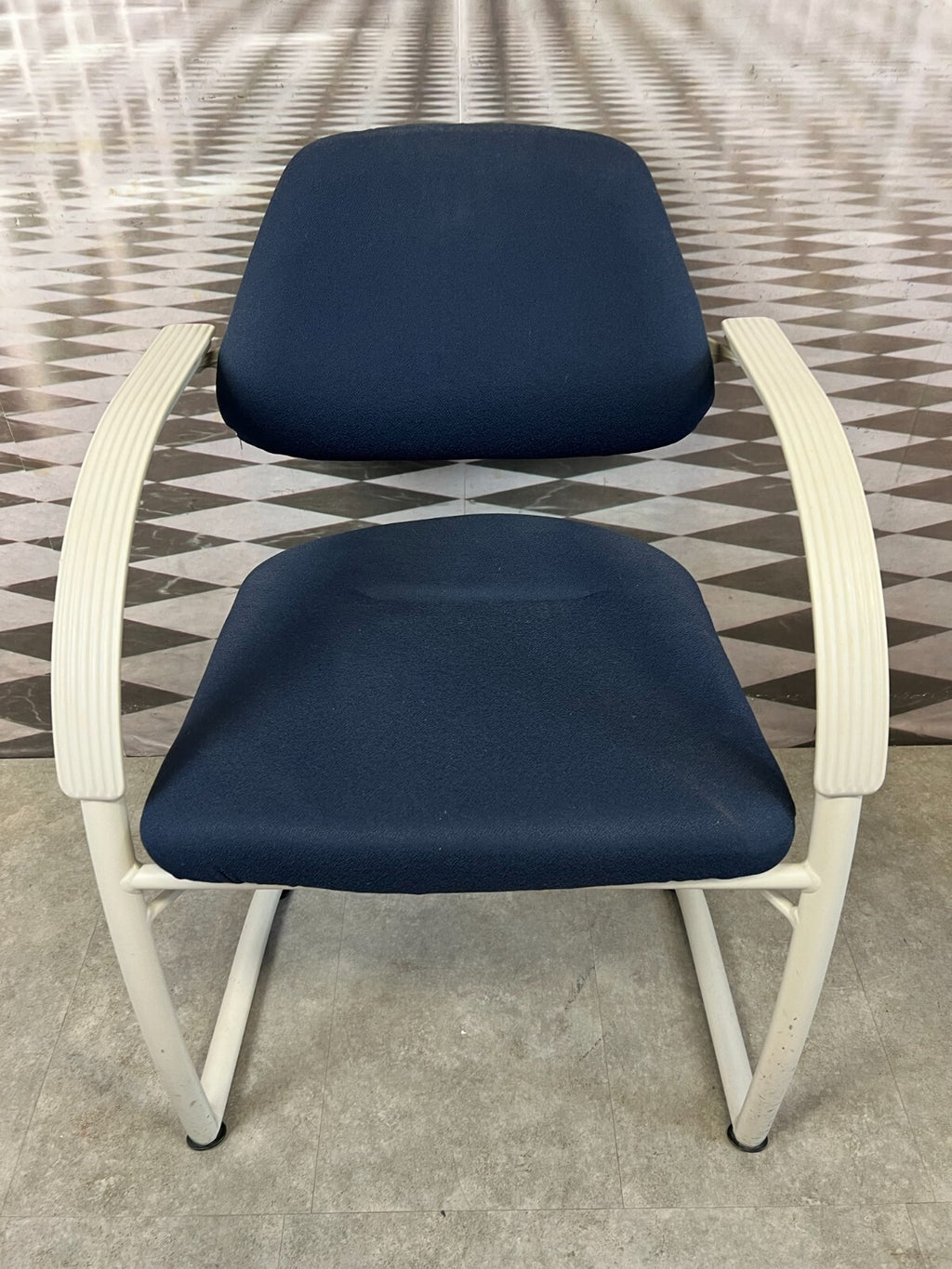 3x Vintage Stuhl mit Armlehnen Bürostuhl