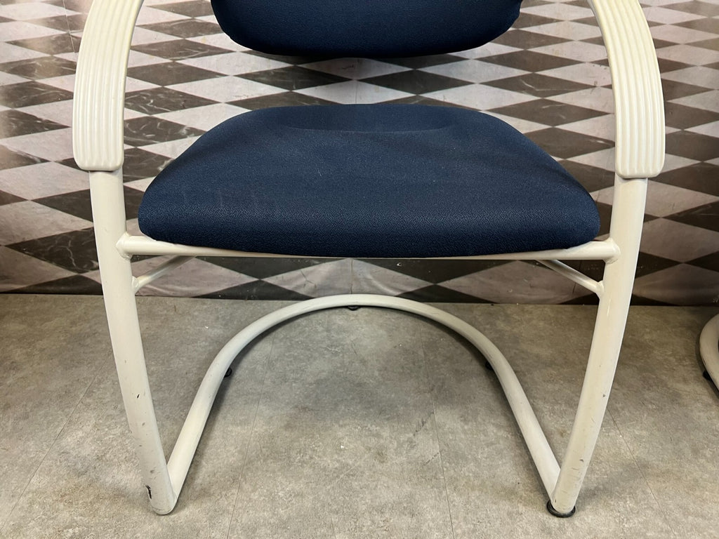 3x Vintage Stuhl mit Armlehnen Bürostuhl