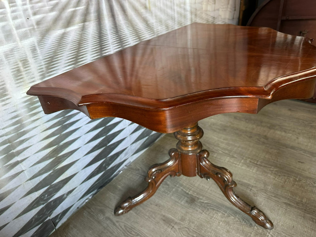 Antiker Beistelltisch Tisch Wandkonsole Mahagoni Louis Philippe um 1860