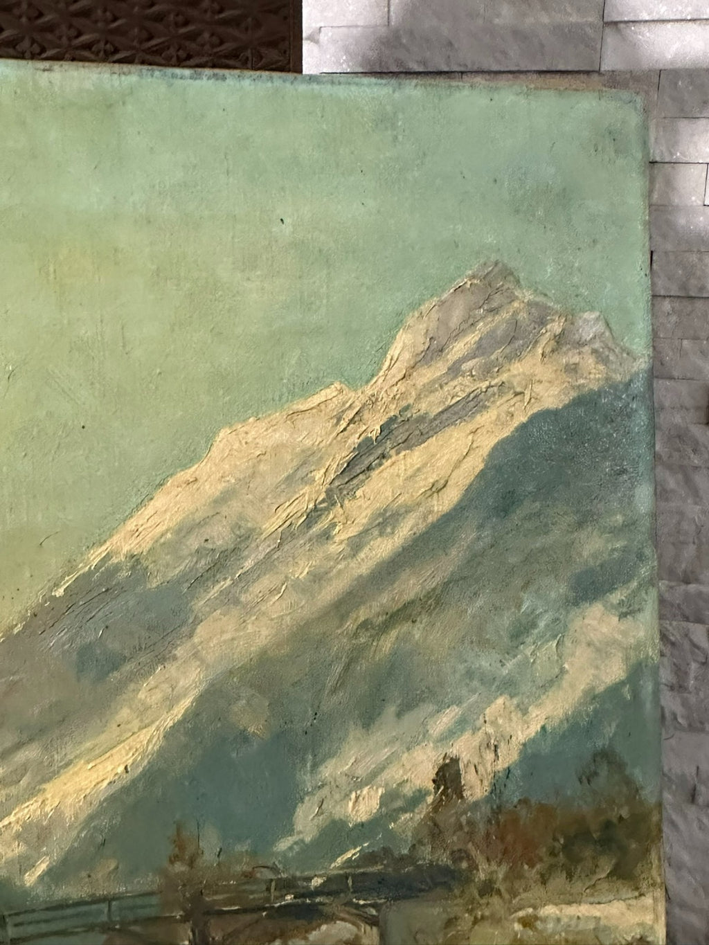 Paul Johann Walch (1881-1958) grosses Ölgemälde Landschaft Leutstetten