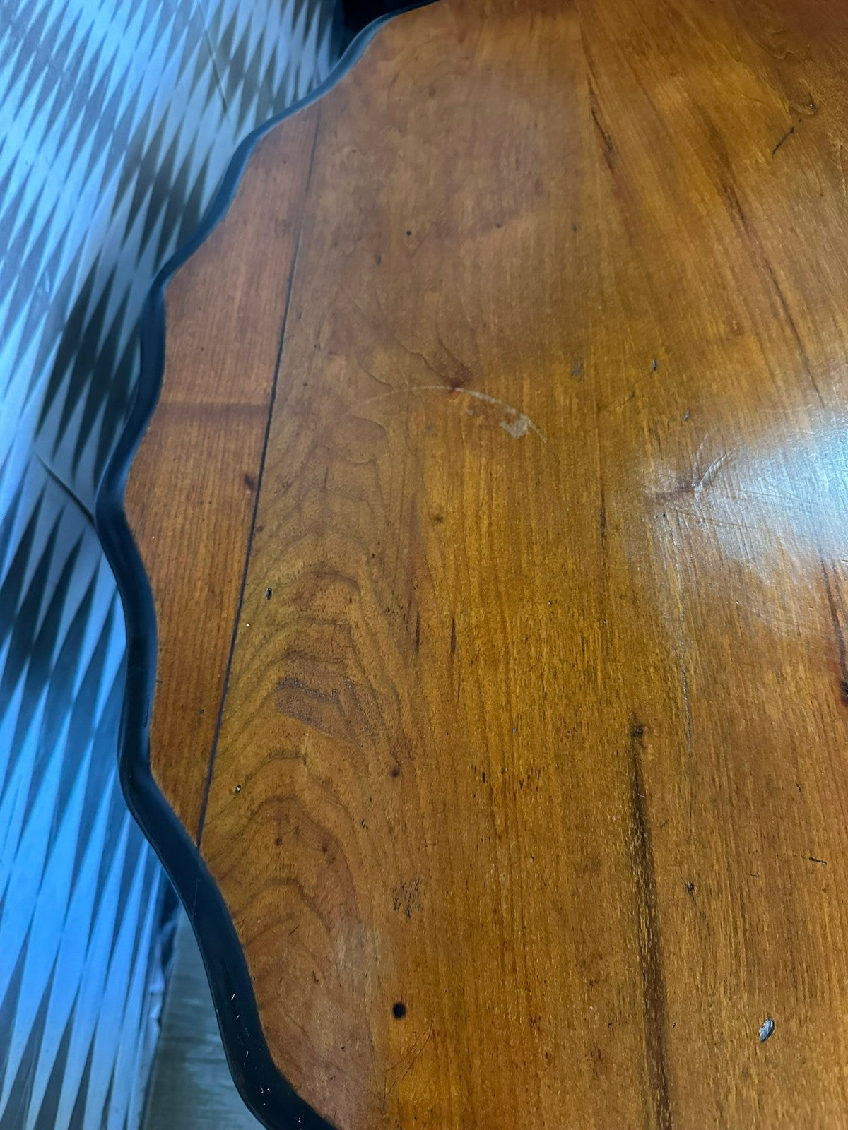 Antiker Beistelltisch Tisch um 1860 Mahagoni Louis Philippe Spät Biedermeier