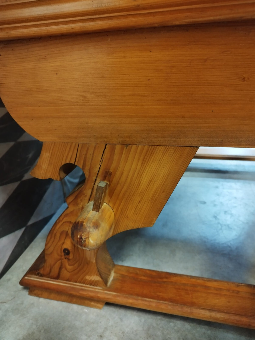 Alter Barocktisch Tisch in Barock Stil 20 tes Jhdt Holz massiv Landhaus Esstisch