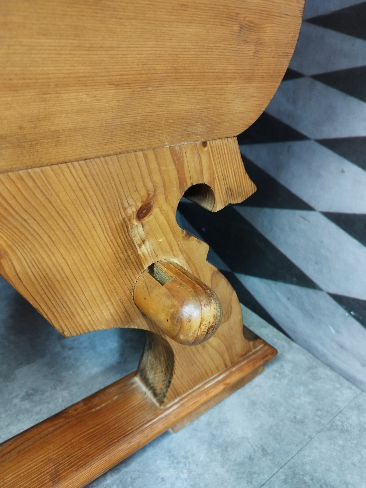 Alter Barocktisch Tisch in Barock Stil 20 tes Jhdt Holz massiv Landhaus Esstisch