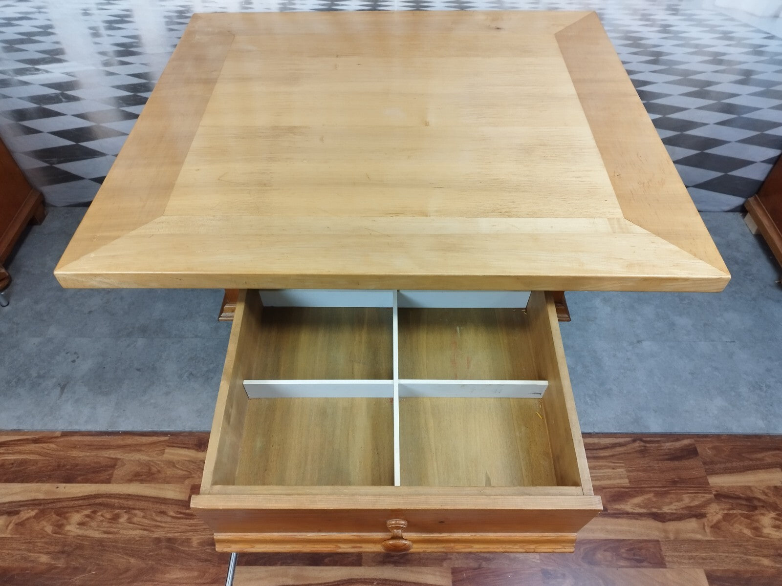 Alter Barocktisch Tisch in Barock Stil 20 tes Jhdt Holz massiv Landhaus Esstisch
