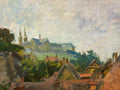 ÖLGEMÄLDE BLICK ÜBER DÄCHER BAMBERG GEMÄLDE ALFRED NICKISCH (1872-1948) attr.