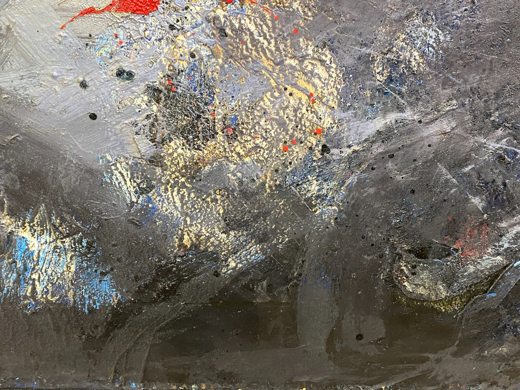Xxxl Gemälde Acrylgemälde 120x150cm Abstrakt Waldemar Kufner