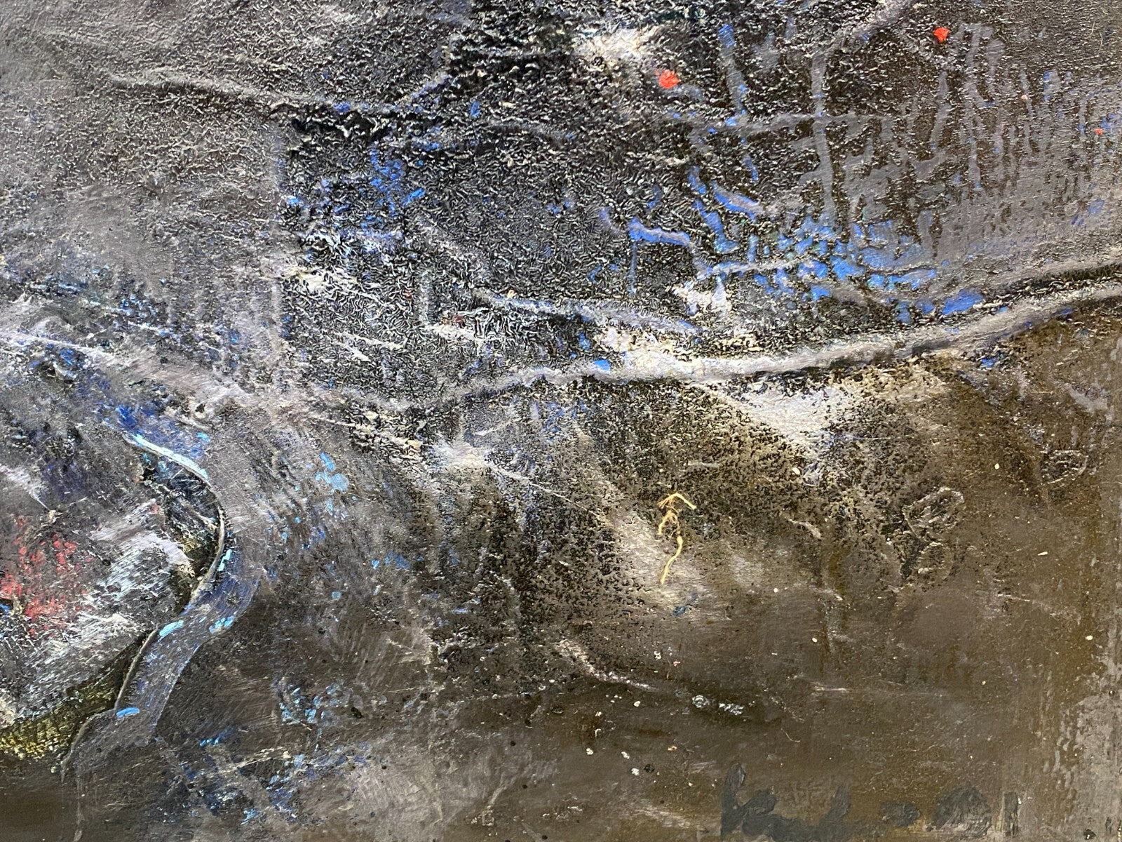 Xxxl Gemälde Acrylgemälde 120x150cm Abstrakt Waldemar Kufner