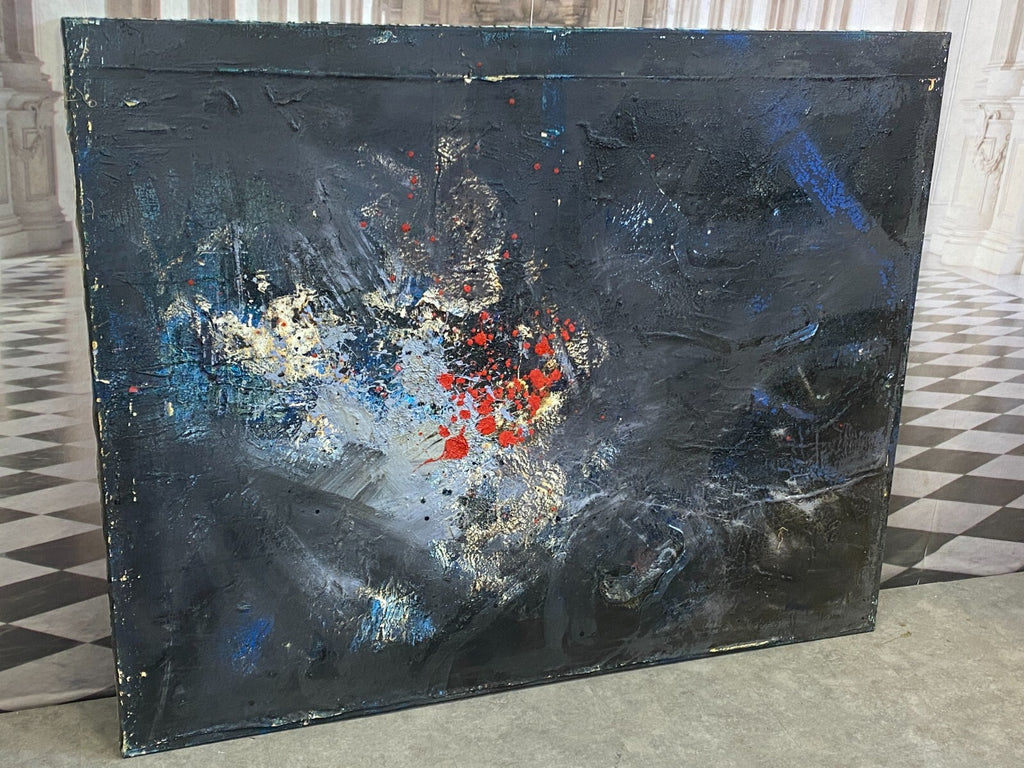 Xxxl Gemälde Acrylgemälde 120x150cm Abstrakt Waldemar Kufner
