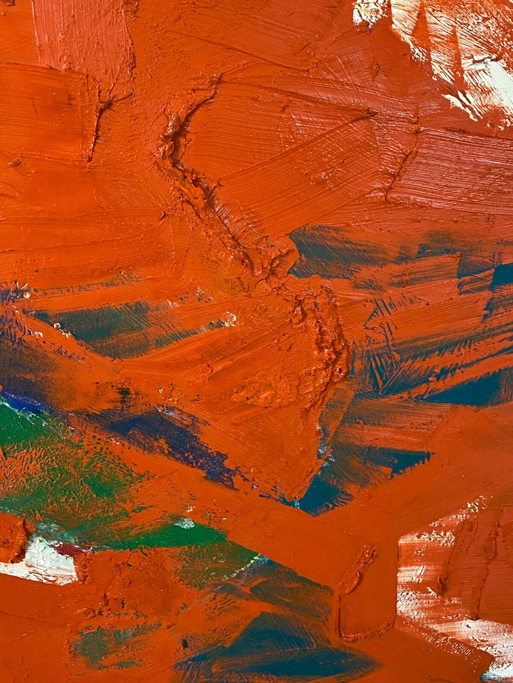 Grosses Acrylgemälde Abstrakt Gemälde von Waldemar Kufner (1940-2016) 150x100cm