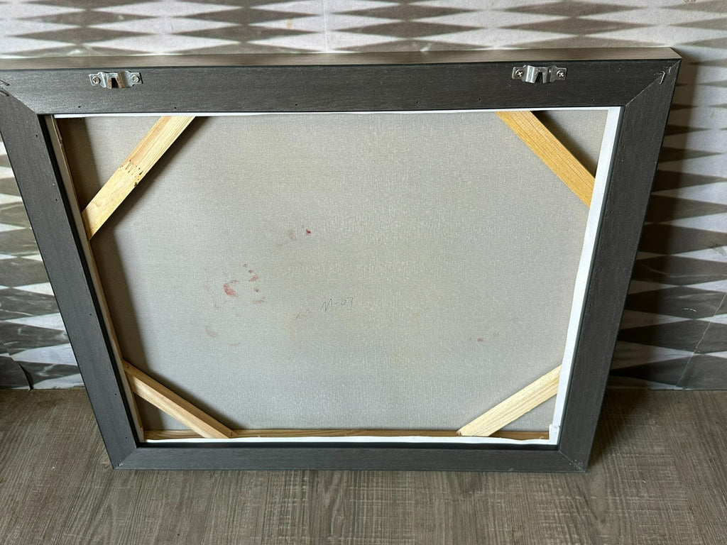 Ölgemälde auf Leinwand Gemälde Obst Stillleben Rahmen signiert