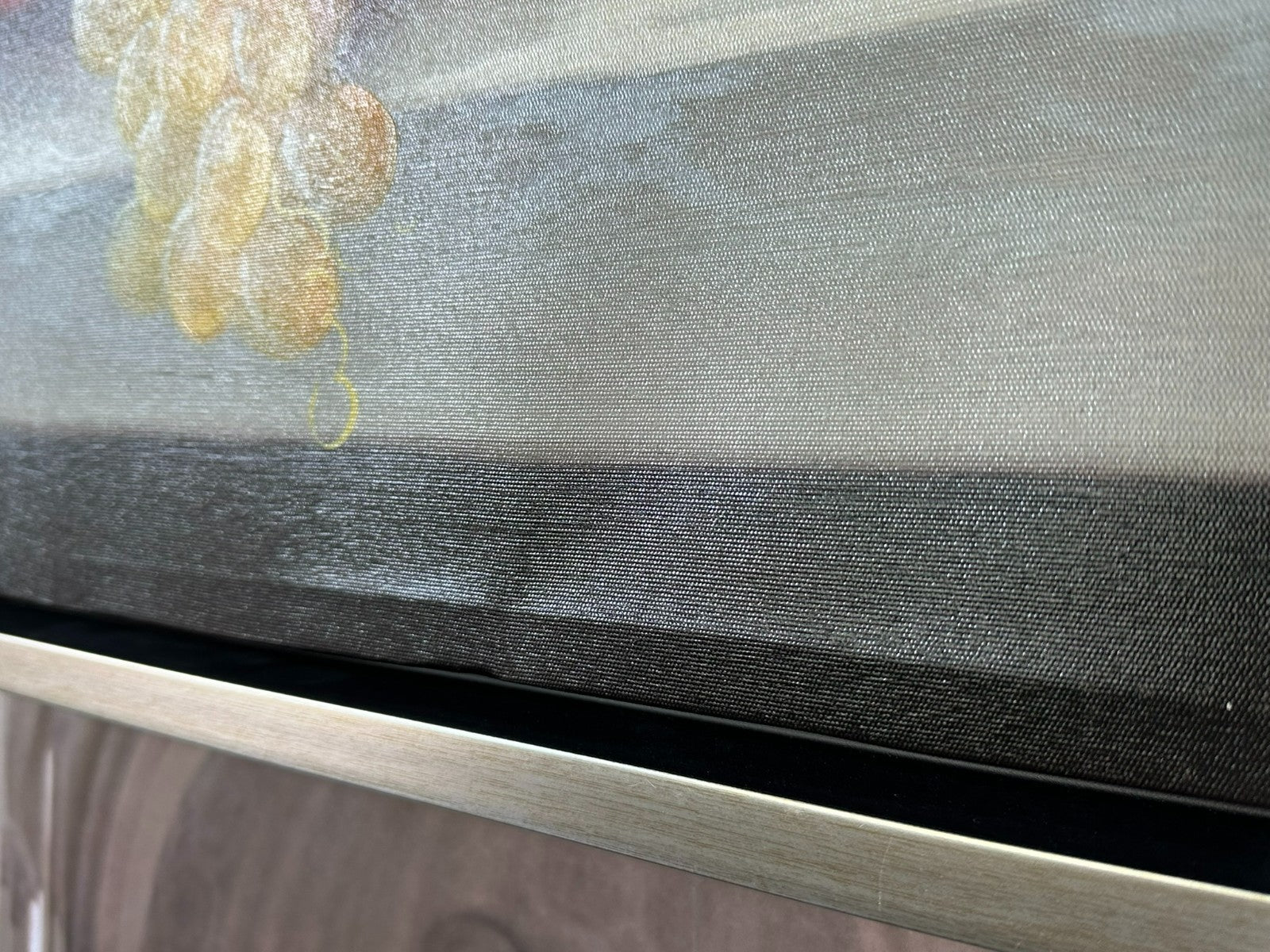 Ölgemälde auf Leinwand Gemälde Obst Stillleben Rahmen signiert