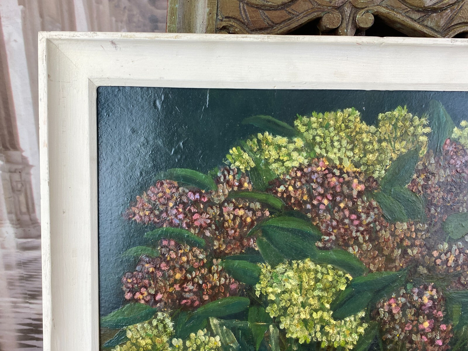 Ölgemälde Blumen Stillleben Gemälde signiert