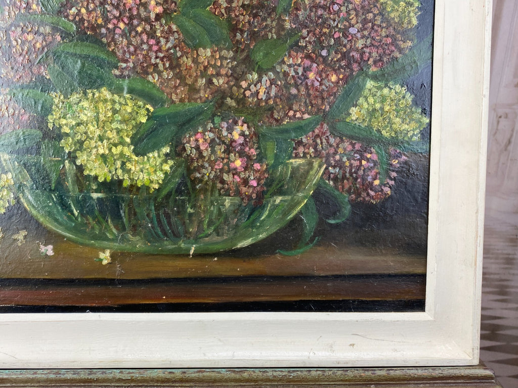 Ölgemälde Blumen Stillleben Gemälde signiert