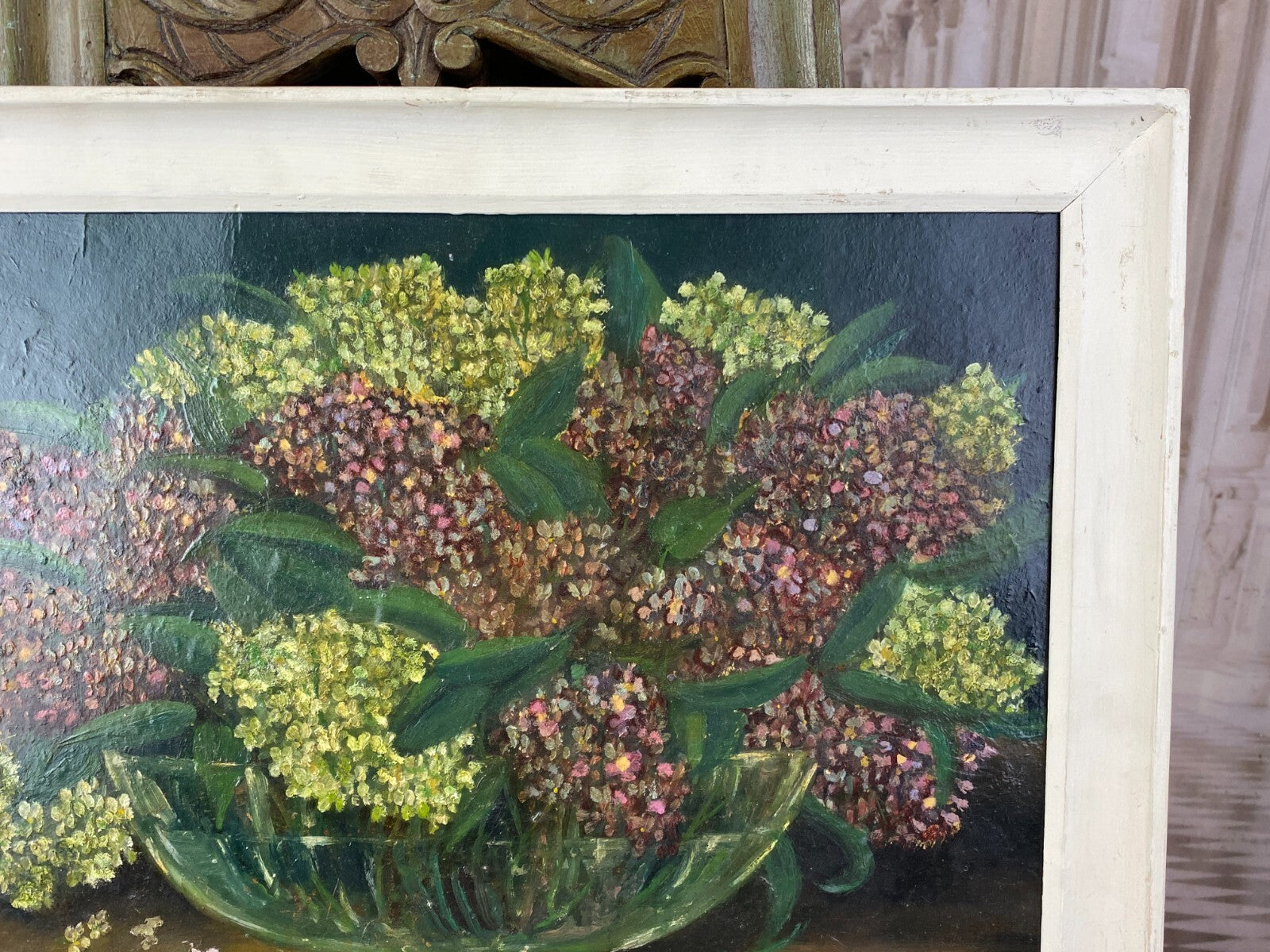 Ölgemälde Blumen Stillleben Gemälde signiert