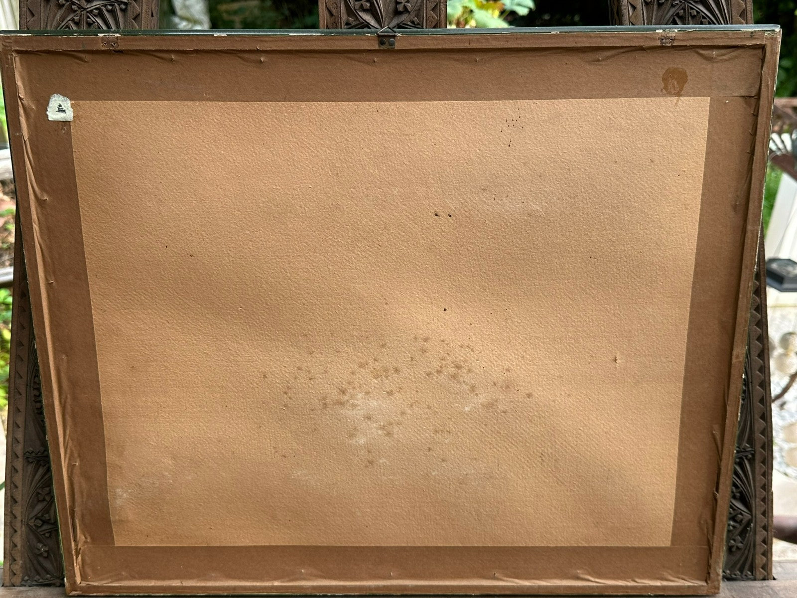 Erich Frankenberg Aquarell Tachau Marienbad Dorf Landschaft gerahmt