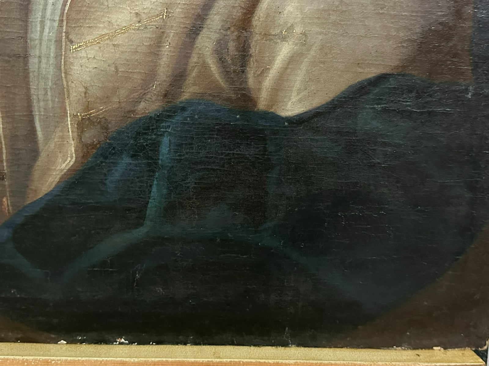 Antikes Ölgemälde Barock Gemälde Portrait des Georg Philipp Günzel 18 tes Jhdt