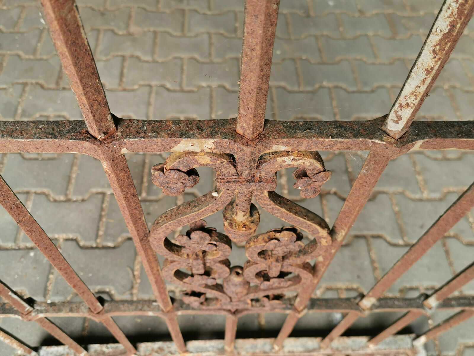 Renaissance Barock Fenster Gitter Eisen handgeschmiedet 17/18-tes Jhdt