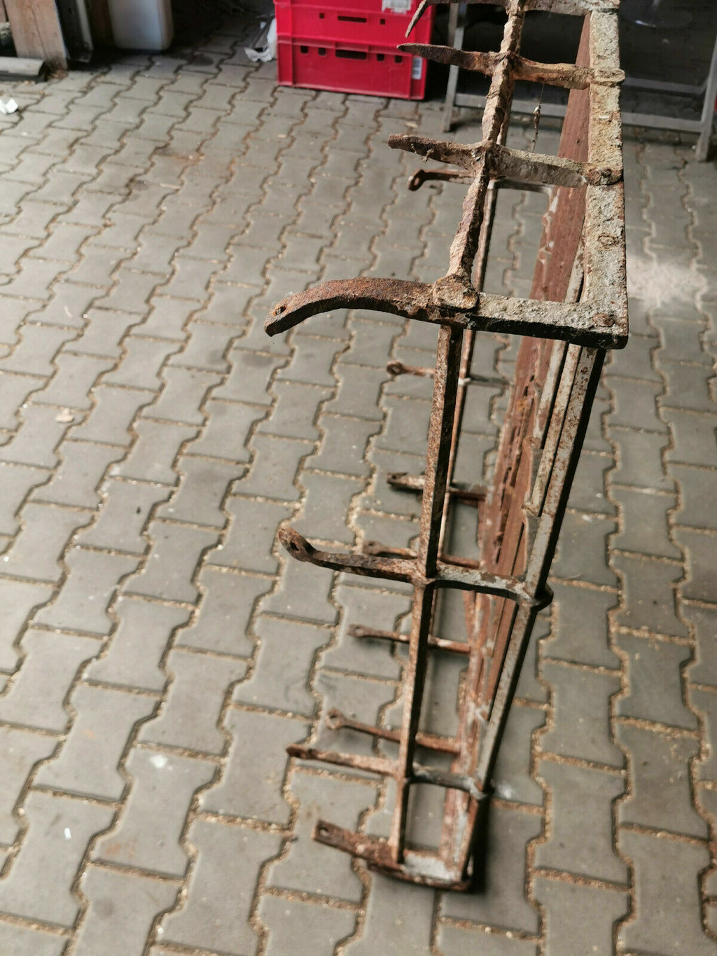 Renaissance Barock Fenster Gitter Eisen handgeschmiedet 17/18-tes Jhdt