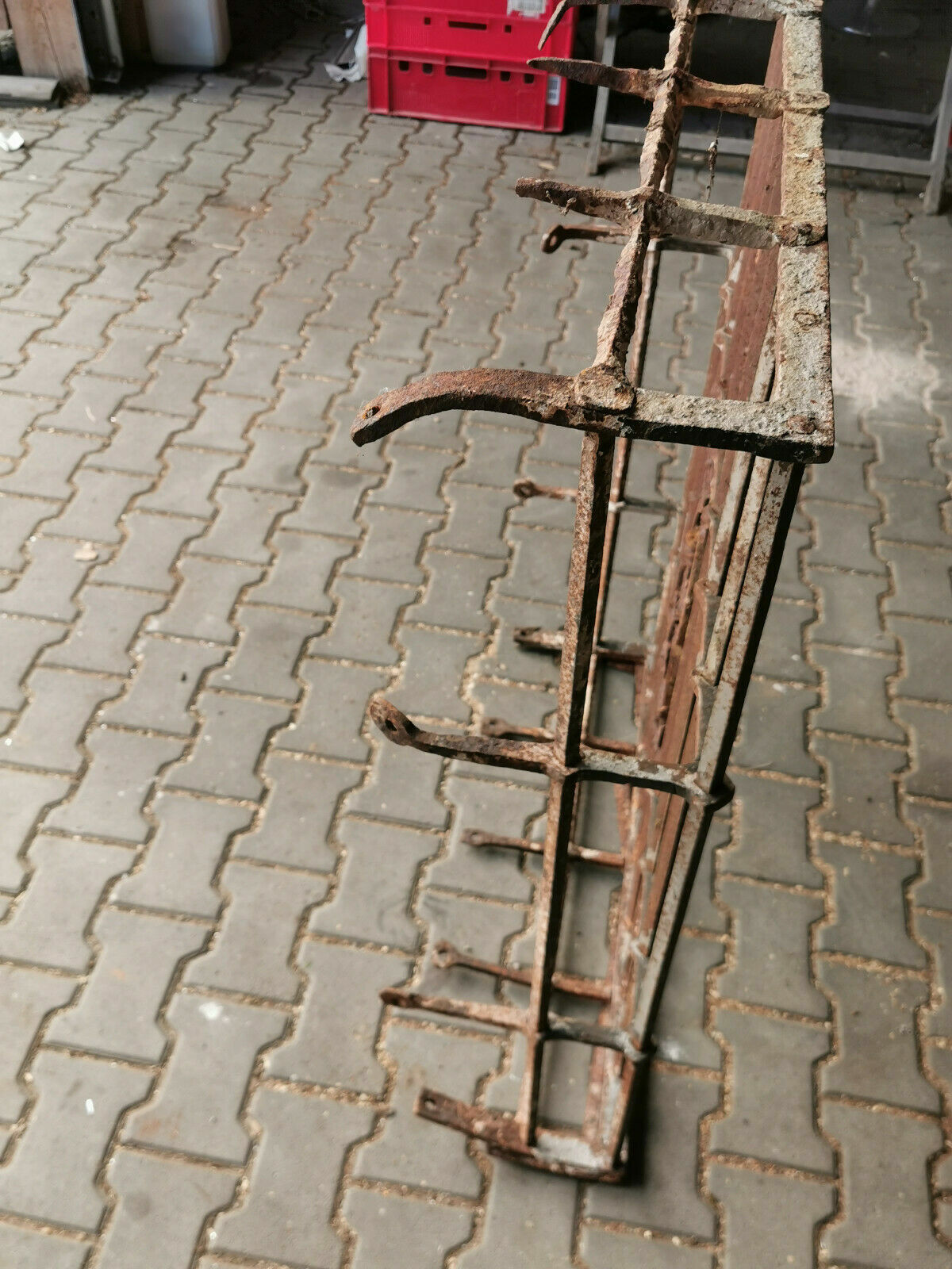 Renaissance Barock Fenster Gitter Eisen handgeschmiedet 17/18-tes Jhdt