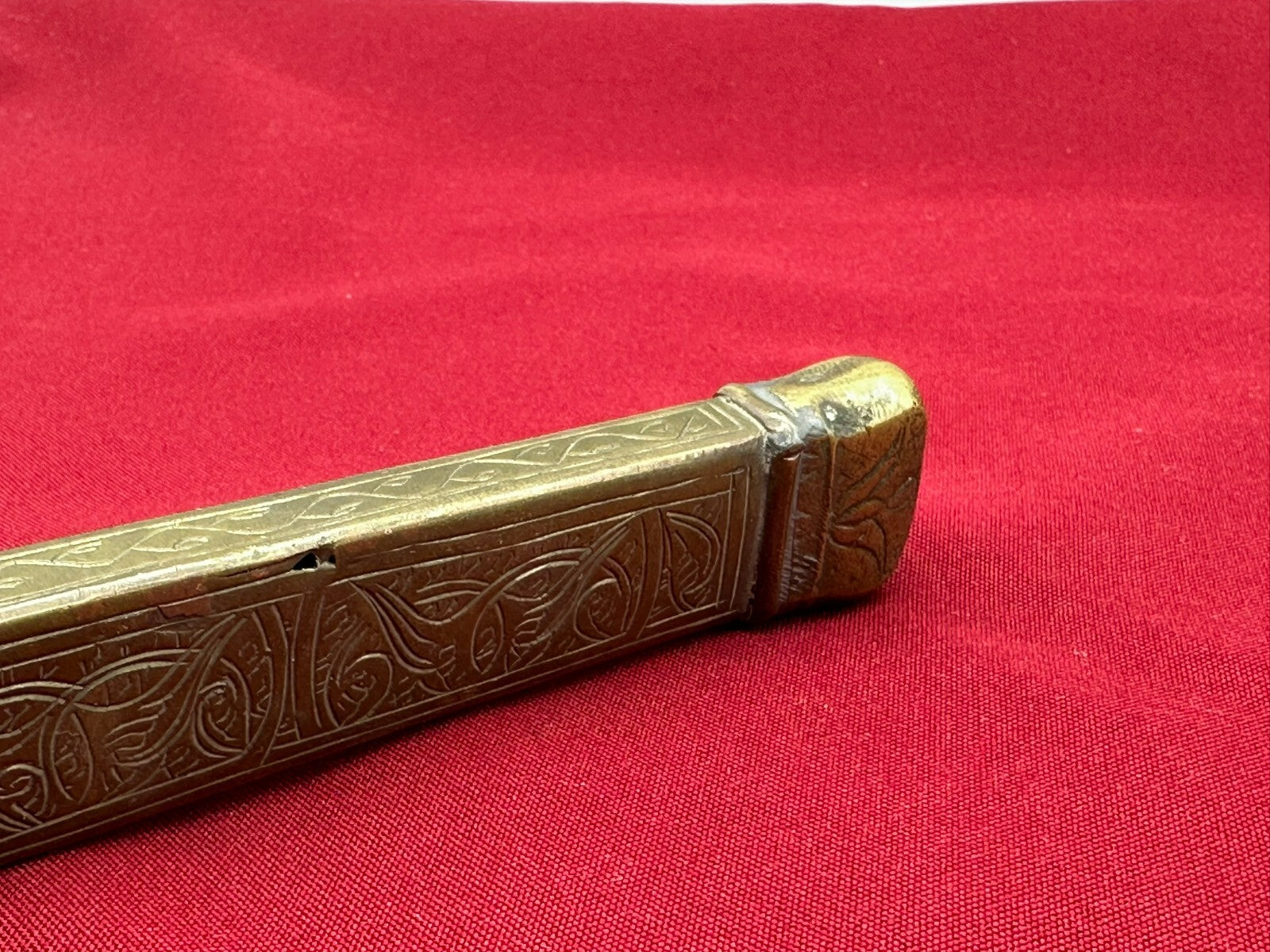 Antikes Osmanisches Reiseset Etui für Schreibfeder und Tinte