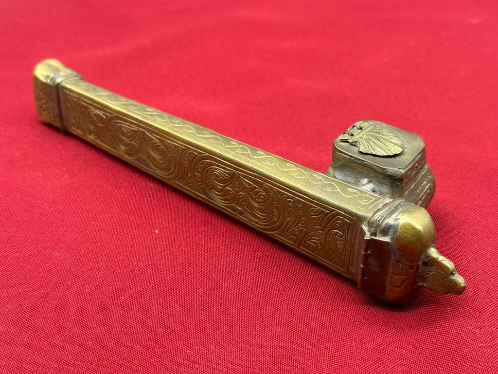 Antikes Osmanisches Reiseset Etui für Schreibfeder und Tinte