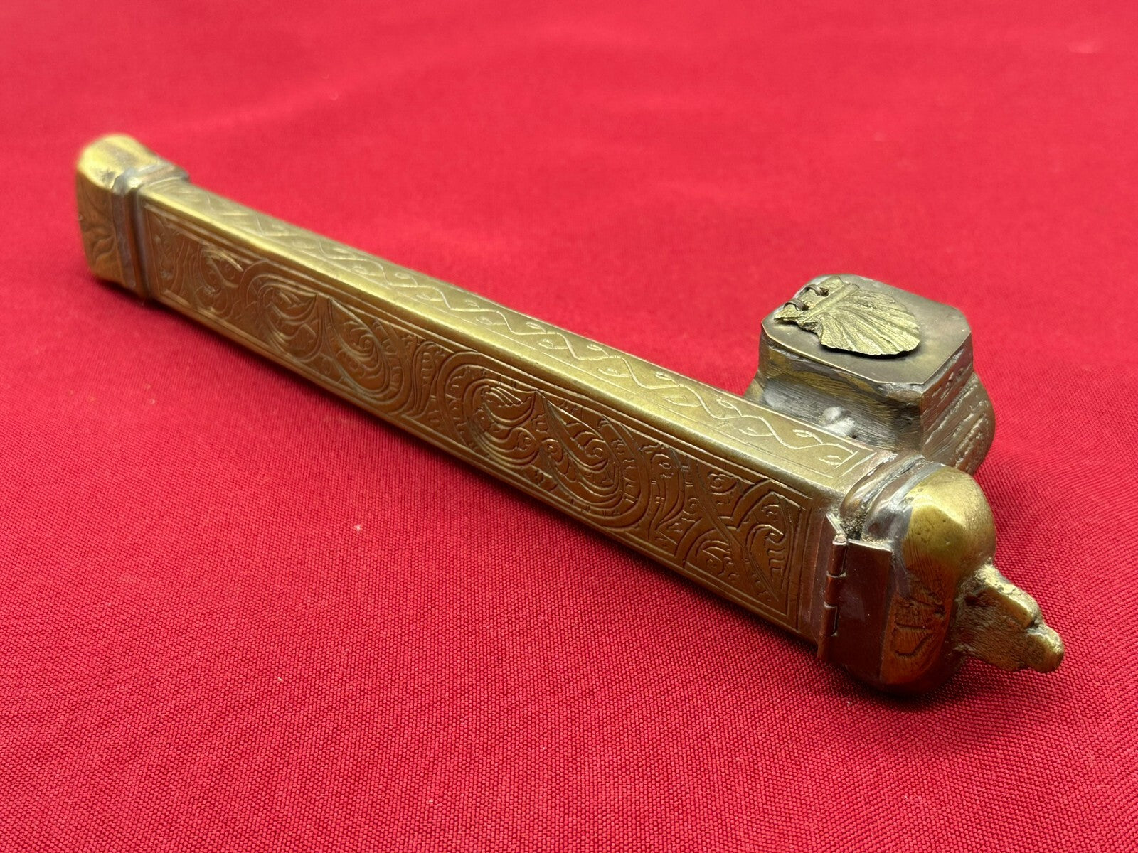 Antikes Osmanisches Reiseset Etui für Schreibfeder und Tinte