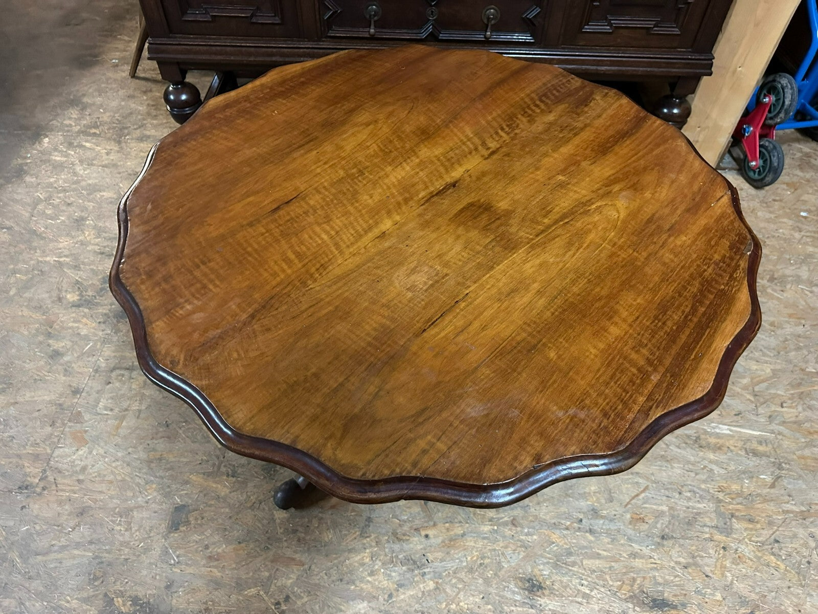 Antiker Beistelltisch Salon Tisch Louis Philippe um 1870 Mahagoni