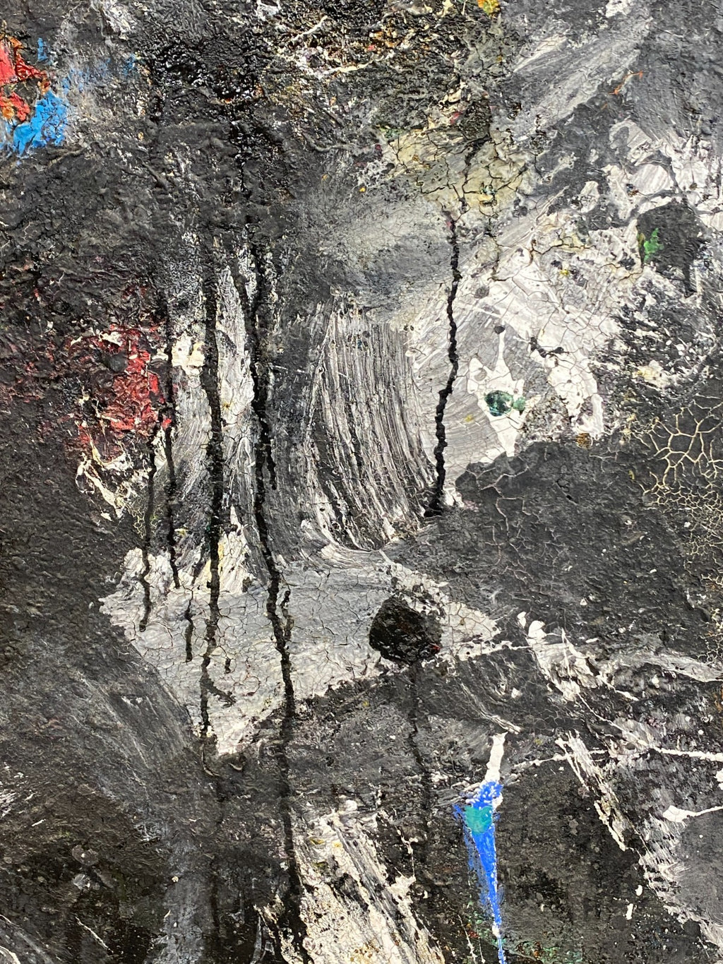 Xxxl Gemälde Acrylgemälde 130x150cm Abstrakt Waldemar Kufner