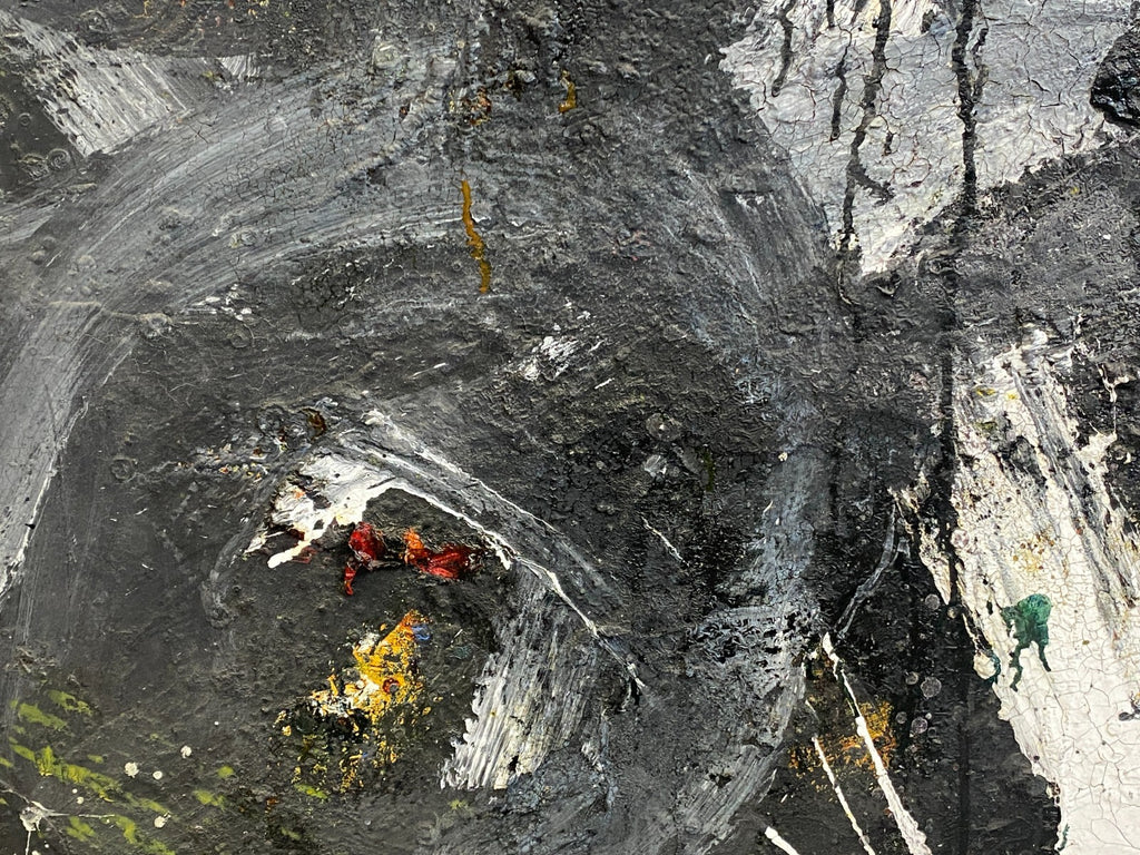 Xxxl Gemälde Acrylgemälde 130x150cm Abstrakt Waldemar Kufner