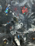 XXXL GEMÄLDE ACRYLGEMÄLDE 130x150cm ABSTRAKT WALDEMAR KUFNER