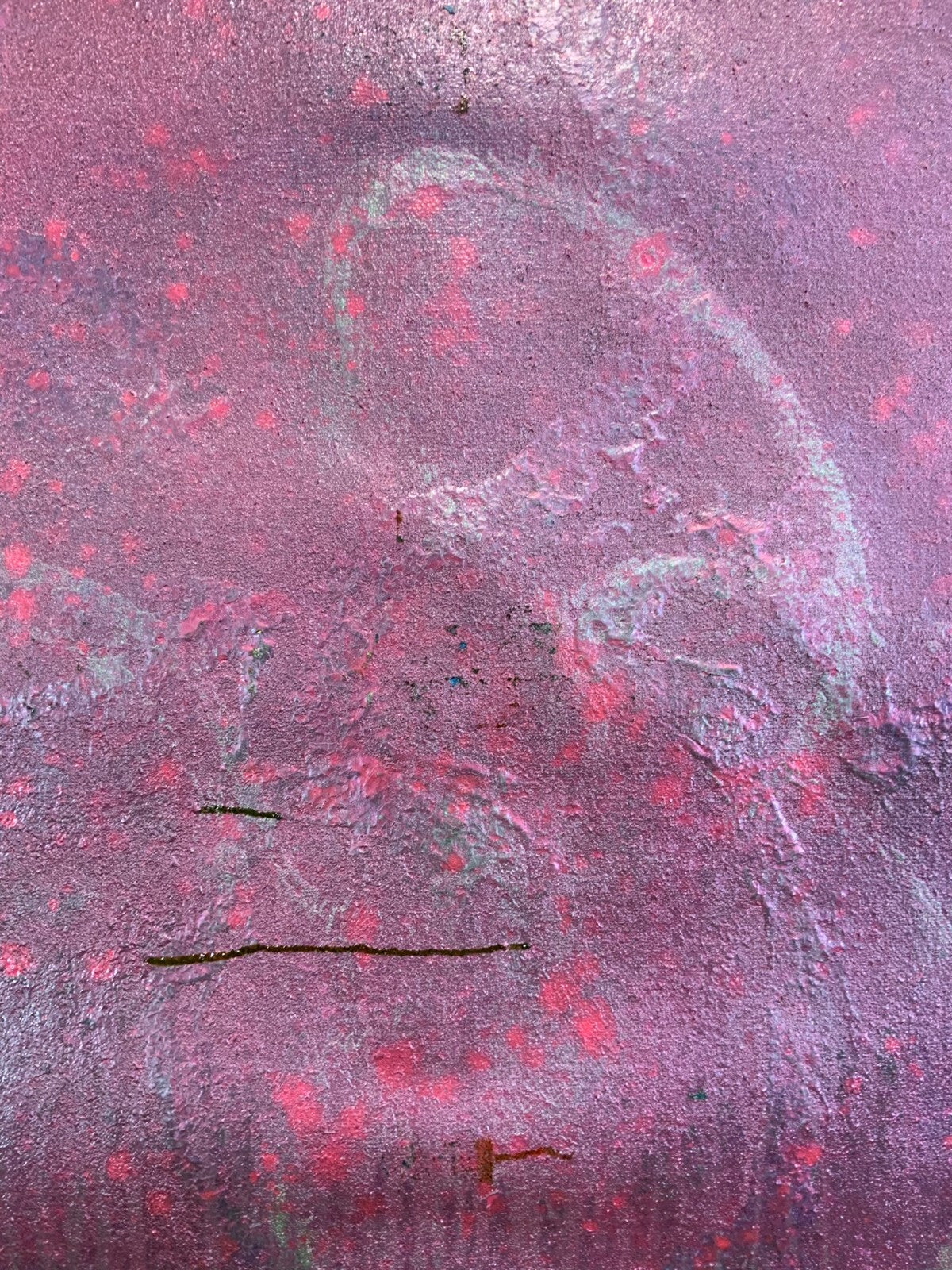 Acrylgemälde Modern grosses Gemälde von Waldemar Kufner (1940-2016) 130x140cm